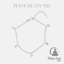 Pulsera Plata de Ley 925 CORAZONES CIRCONITAS  790