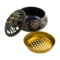 Quemador cerámica 10×5 5cm – Blanco