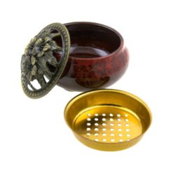 Quemador cerámica 10×5 5cm – Rojo