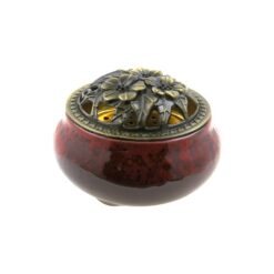 Quemador cerámica 10×5 5cm – Rojo