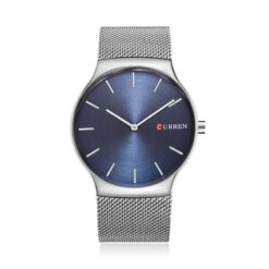 RELOJ CURREN HOMBRE M8256 AZUL-PLATA