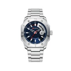RELOJ CURREN HOMBRE M8344 PLATEADO - AZUL
