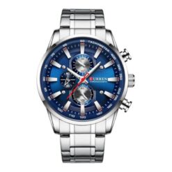 RELOJ CURREN HOMBRE M8351 AZUL-PLATA