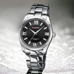 RELOJ CURREN HOMBRE M8453 NEGRO-PLATA