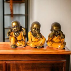 SET DE 3 NIÑO 10 CM REF 790 - 16 - NARANJA