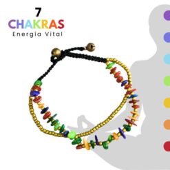 Tobillera Chip 7 Chakras REF 5