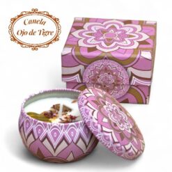 Vela Aroma Lata Minerales CANELA - OJO DE TIGRE