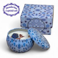 Vela Aroma Lata Minerales MANDARINA - LAPISLÁZULI