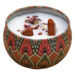 Vela Aroma Lata Minerales ROSA - JASPE ROJO