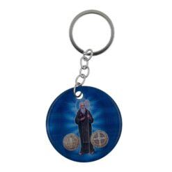 Llavero Cristal Redondo San Benito REF 3