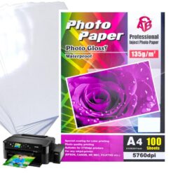 Papel fotográfico A4 100pcs