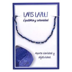 Pulsera Mineral Facetado 2MM LAPISLAZULI - 5