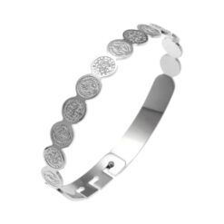 Pulsera de acero Cruz de San Benito - 6