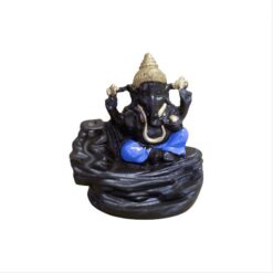 Quemador incienso ceramica de Reflujo Ganesh Azul