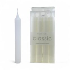 Velas bujía grande 19cm – 60g Pack4uds Blanco