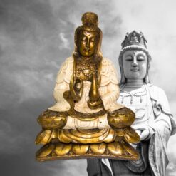 KUAN YIN 30 CM REF 1290 - 5 - BLANCO