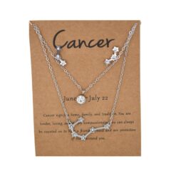 Conjunto Acero Pendiente más colgante Cáncer