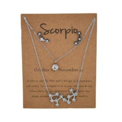 Conjunto Acero Pendiente más colgante Escorpio