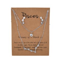 Conjunto Acero Pendiente más colgante Piscis