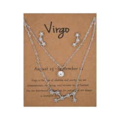 Conjunto Acero Pendiente más colgante Virgo