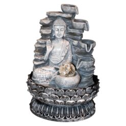 Fuente Buda 33cm base Flor de Loto