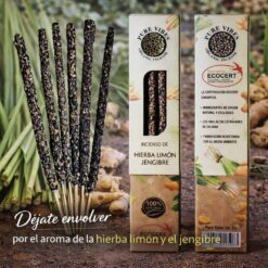 Incienso orgánico Pure Vibes HIERBA LIMÓN JENGIBRE