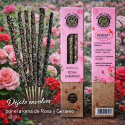 Incienso orgánico Pure Vibes ROSA - GERANIO