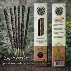 Incienso orgánico Pure Vibes SALVIA BLANCA RUDA