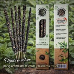 Incienso orgánico Pure Vibes TÉ VERDE MENTA FRESCA