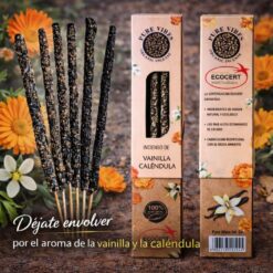Incienso orgánico Pure Vibes VAINILLA - CALÉNDULA