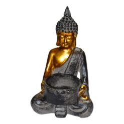 Portavela Buda Pico Marrón XP21606 15cm