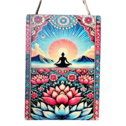 Cuadro madera mensaje 12x17cm - BUDA