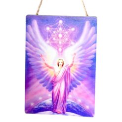 Cuadro madera mensaje 12x17cm - METATRON