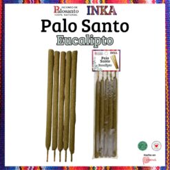 Palo Santo Varilla Gruesa 5 Uds  INKA - EUCALIPTO