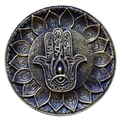 Portaincienso redondo Símbolo MANO Mod  A - Dorado