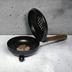 QUEMADOR INCIENSO METAL MANGO MADERA REF 590