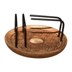 Quemador Doble Palo Santo Grande Flor de la Vida