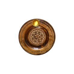 Quemador redondo madera Símbolo OM