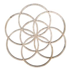Semilla de la Vida madera corte láser 30 cm