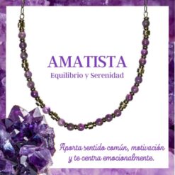 Collar Acero con Amatista - 6