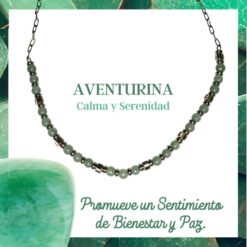 Collar Acero con Aventurina - 6