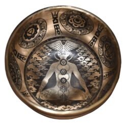 Cuenco Tibetano 7 metales 7 Chakras 17cm BS-006 B