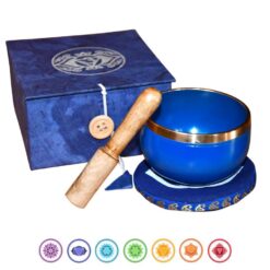 Cuenco Tibetano Chakra Entrecejo Azul BS-250 DB