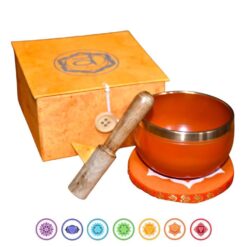 Cuenco Tibetano Naranja Chakra Sacro BS-250 O