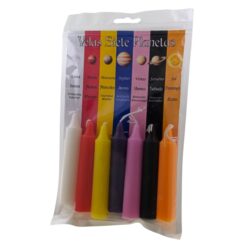Set Velas 7 Planetas 8 cm – Energía Planetaria, Equilibrio y Armonización