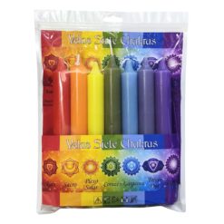 Set Velas 7 Chakras 19 cm – Equilibrio Energético y Armonización Espiritual