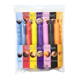 Set Velas 7 Planetas 19 cm – Energía Planetaria, Equilibrio y Armonización