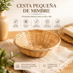 Alternative view of Cesta Pequeña de Mimbre