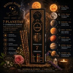 Incienso 7 Planetas 7 Hierbas & Flores Mystic Flow (Pack 12 Cajas)