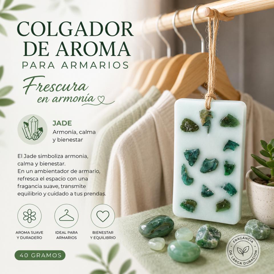 Ambientador Armario Jade Verde 40 g - AROMA